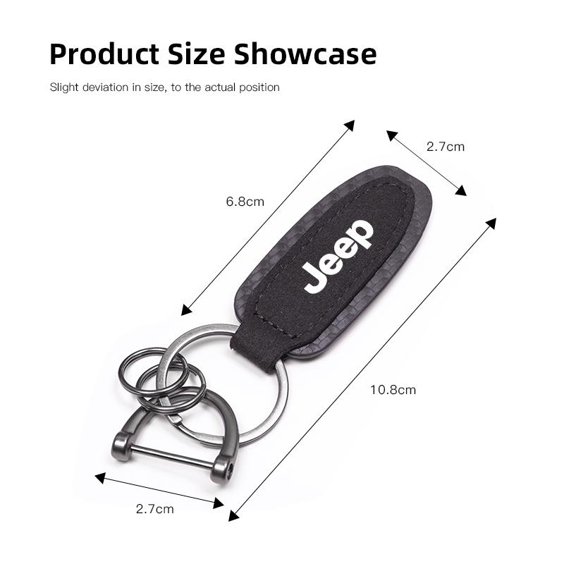 För Jeep Billemblem Nyckelring Hänge Bil Smarta Nyckelringar För Jeep Renegade Compass Grand Cherokee Wrangler Patriot Rubicon Li