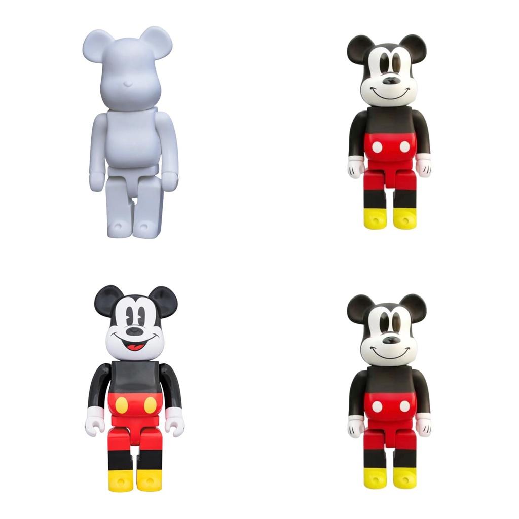Bearbrick 400% Action Figure Collectible Pvc Daredevils Mickey Bear Building Block Trendy Toy