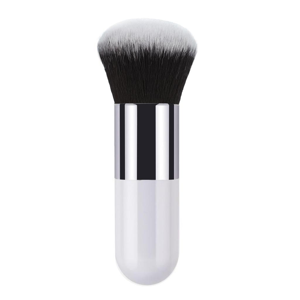 Single small fat pier foundation makeup brush, round head loose powder brush BB cream brush blush brush makeup tool brush