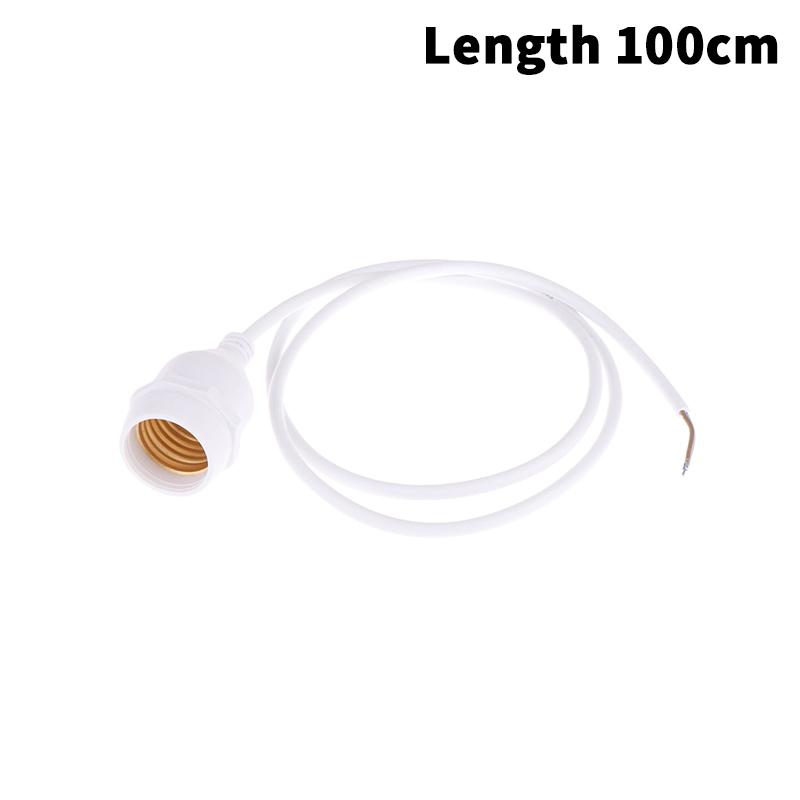 20/30/50/100/200Cm Outdoor Waterproof E27 Lamp Holder With Power Cord Socket Industrial Farm Screw String Lamp Connector