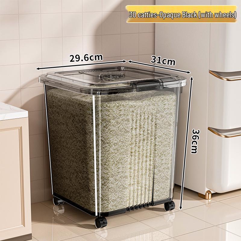 Pest-Proof Moisture-Proof Rice Flour Storage Jar | Food-Grade Large Capacity Container