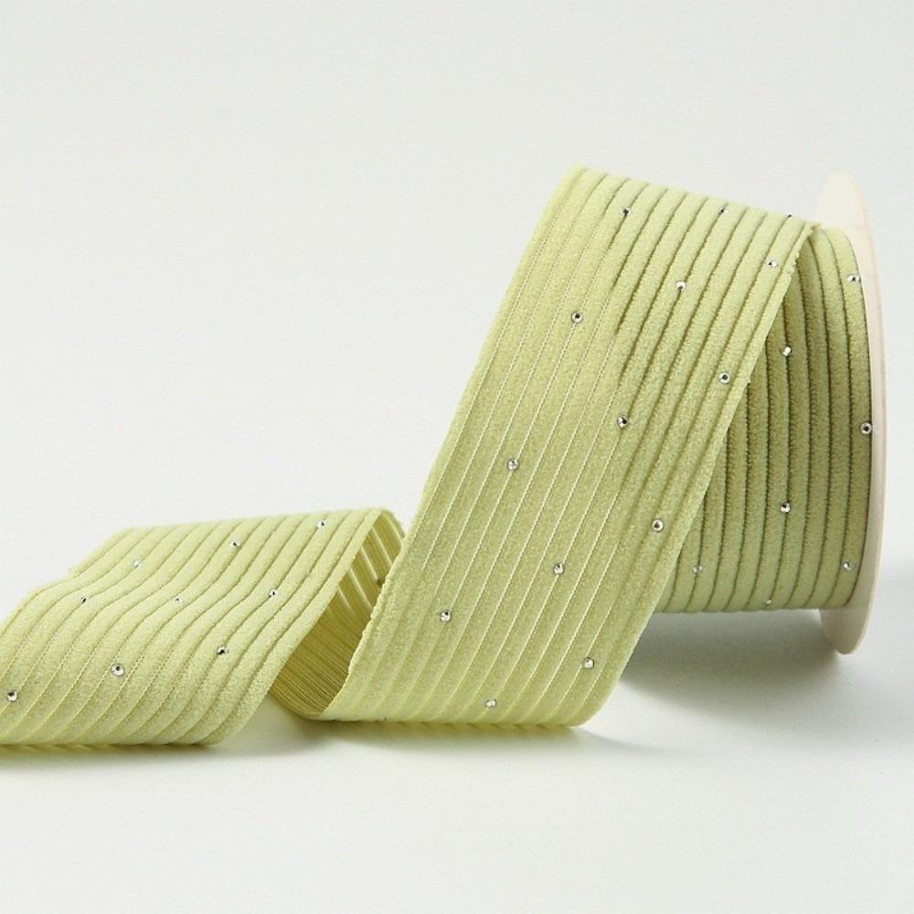 Handmade Crafts Cothing Materials DIY Gifts Packaging Ribbon New Sliver Dots Corduroy Ribbons