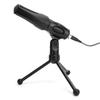 USB Condenser Microphone with Folding Tripod Stand for Laptop Voice Chat Live Broadcast