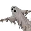 Halloween Ghost Figurine, Spooky Scream Face Ghost Resin Statue for Indoor Shelf, Tabletop Centerpiece, Home Office Decor