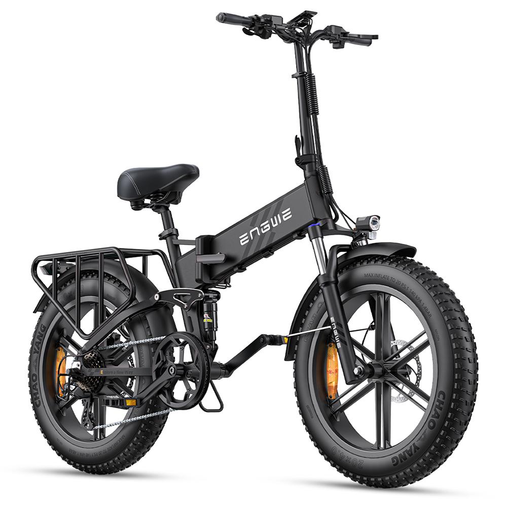 Electric Bike Foldable ENGWE 20" 750W Motor Adult Ebike 16AH Max Range 110Km Load 150Kg Engine Pro 2.0
