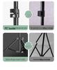 360° Rotation Bluetooth Selfie Stick Tripod for Live Streaming, Vlogging, and Travel with Remote Control