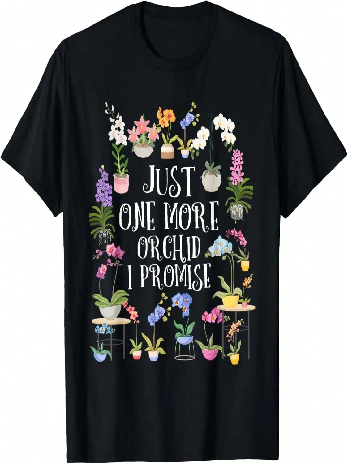 Just One More Orchid Shirt _ Orchid Hunter Shirt Orchid T-Shirt S разноцветный