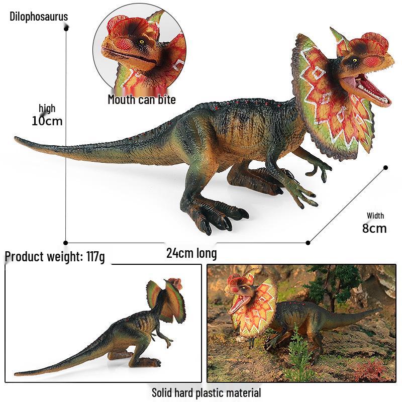 Children's Dinosaur Toy Set: King Kong, Tyrannosaurus Rex, Aurochs, Pachycephalosaurus, Spinosaurus, Therizinosaurus Model.