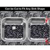 2pcs Sink Protector Mat Prevent Slip Easy Cleansing PVC Sink Mat For Kitchen Beauty Salon