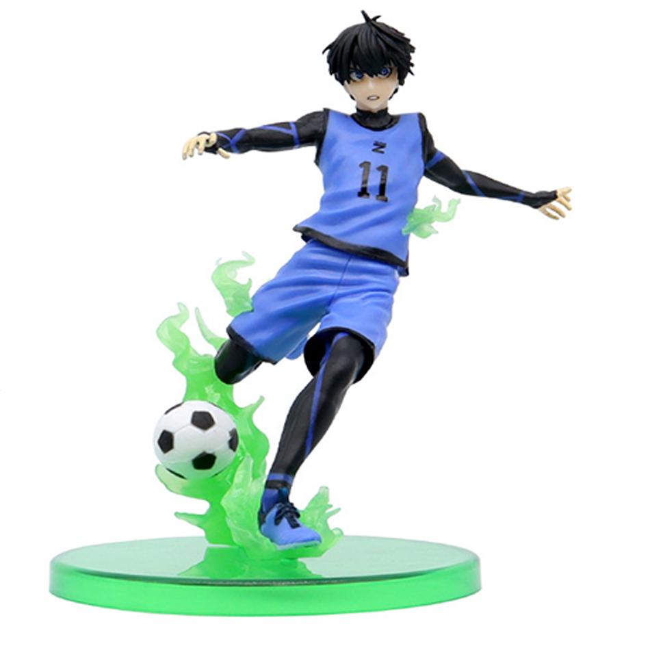 High Quality Anime BLUE LOCK Jie Shiyi Nagi Makoto Shirou Voetbal Yoichi Bachira Meguru Figures Actiefiguur Model Speelgoed Voor Kinderen Gif