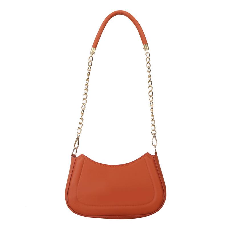 

Модные простые женские сумки весна-лето модные винтажные повседневные женские сумки на одно плечо из искусственной кожи с цепочками (20cm<Max Length<30cm)