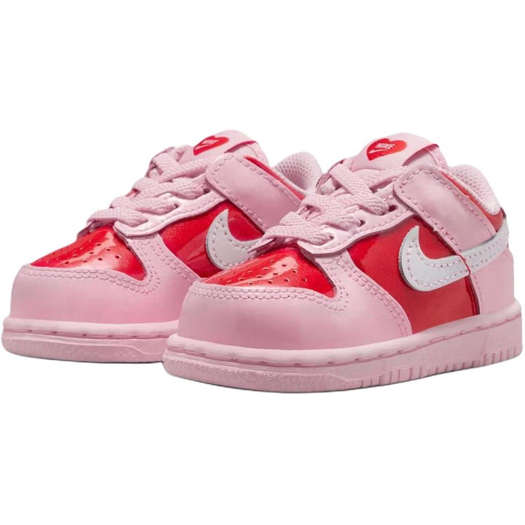 Nike Dunk Low TD Pink Valentiness Day 2026 Baby Sneakers Pink-Foam Light-Crimson Summit-White IQ5378-663