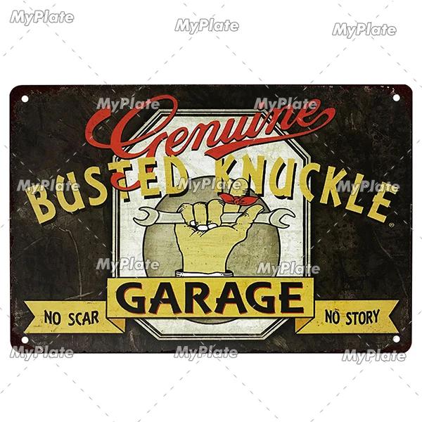 Hot Rod Garage Vintage Metal Sign Tin Sign Vintage  Decoration Plaque Home Wall Decor Bar Sign Home Decor Poster Drop Shipping
