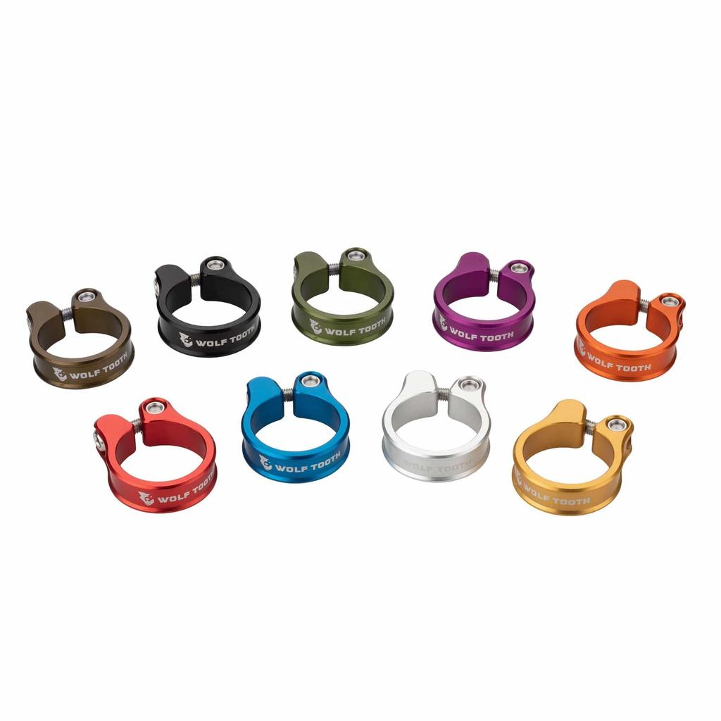 Wolf Tooth Seatpost Clamp Raw Silver 29.8mm U1SC-30-RSIL