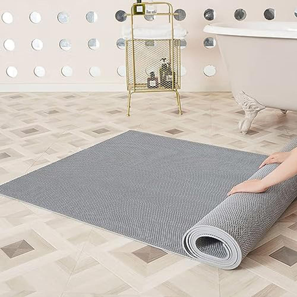 Bathroom Hollowed Out Anti Slip Mat, Kitchen Plastic Mat, Large Roll Anti Slip Mat, Bathroom Floor Mat