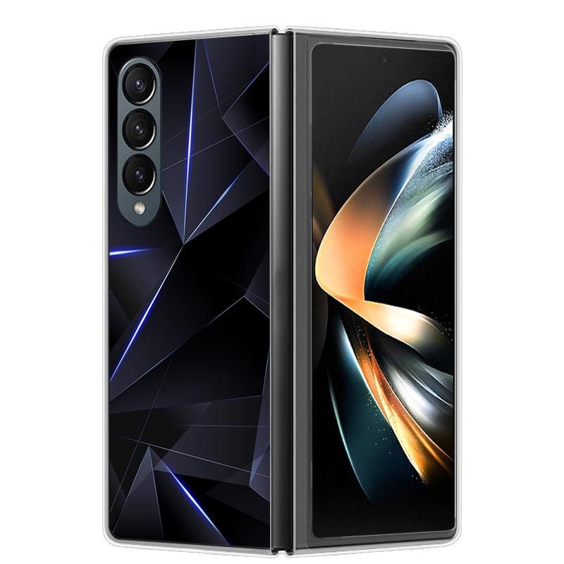 Etui na Samsunga Z Fold 5 Słodkie Modne Twarde Przezroczyste Etui na Telefon dla Samsunga Galaxy Z Fold5 5G ZFold 4 6 5G Powłoka Ochronna ZFold6