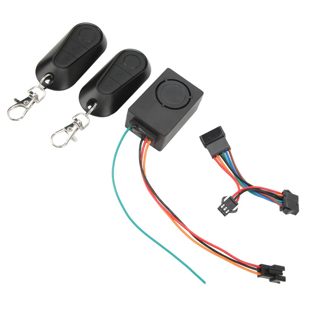 Inteligentny alarm rowerowy antykradzieżowy Skuter elektryczny Bezprzewodowy alarm antykradzieżowy z pilotem 36?72V uniwersalny