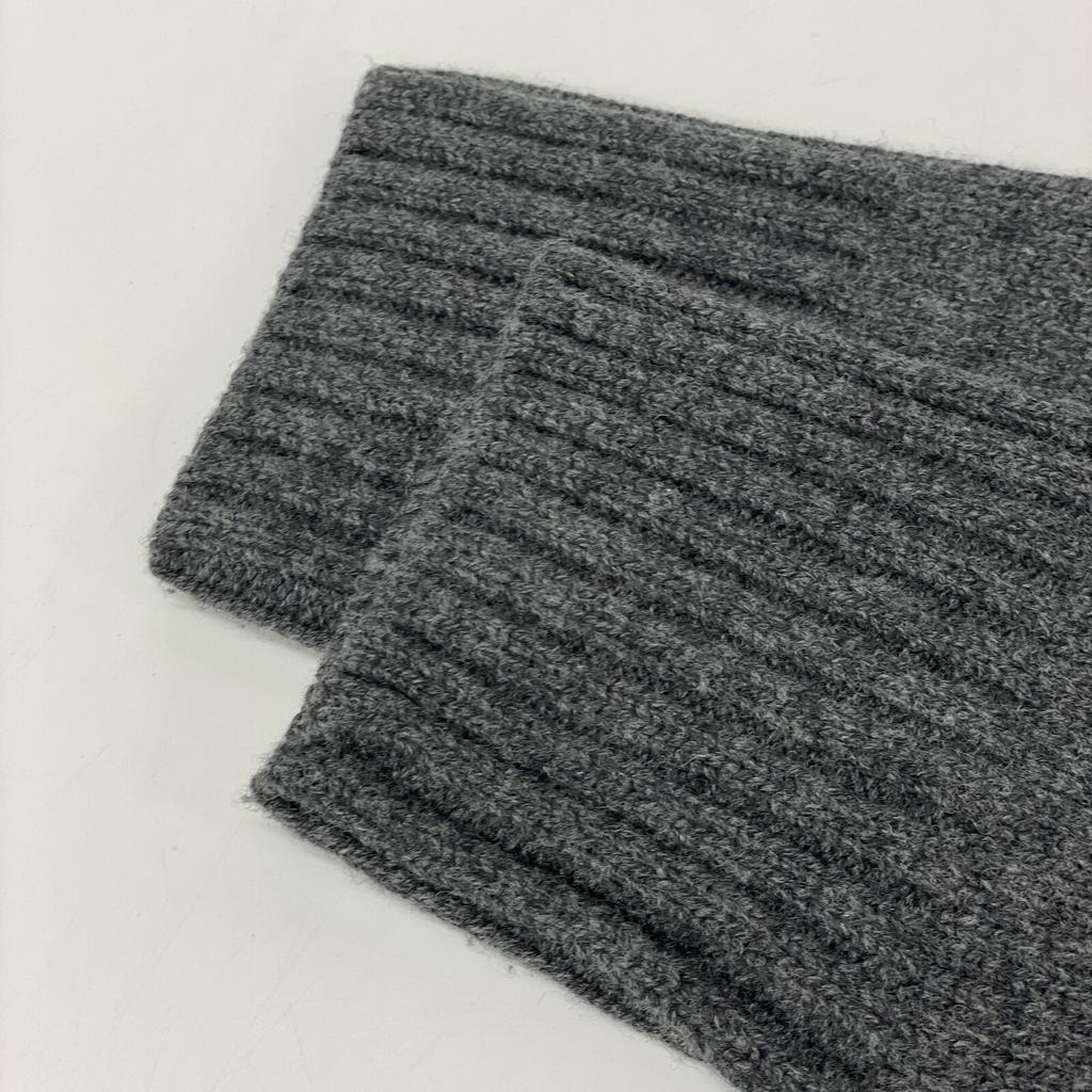 CINOH 22WKN006 Charcoal Merino Wool Oversized High Neck Knit Tops 38 charcoalUsed