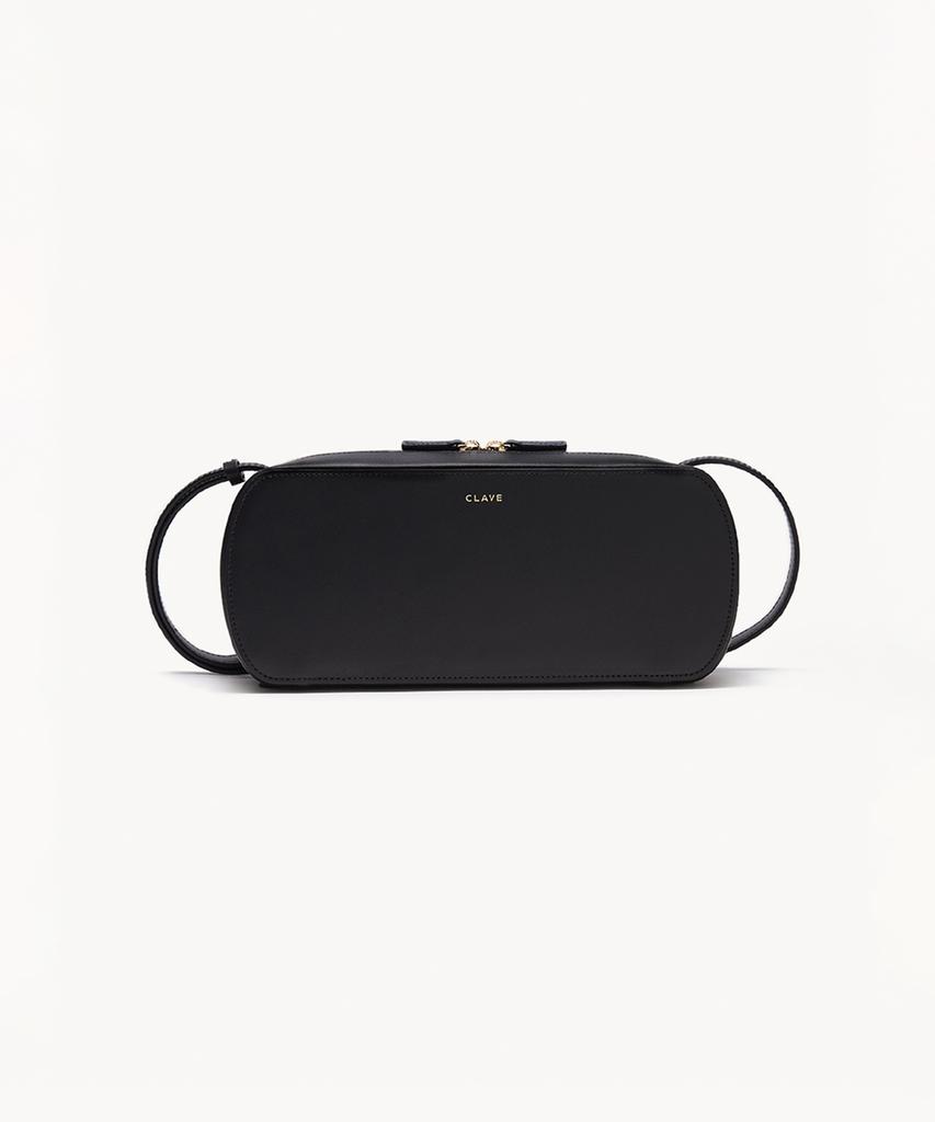 Clave Kelly Black Shoulder Bag