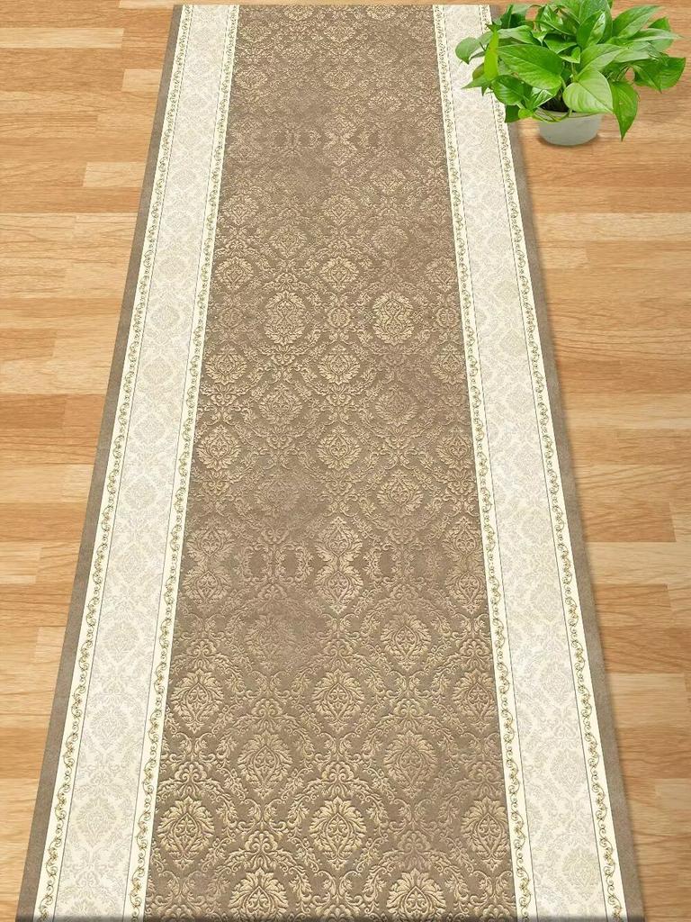 European Style Aisle Walkway Carpet Hallway Decor Area Rug Corridor Long Runner Doorway Floor Mats Non-slip