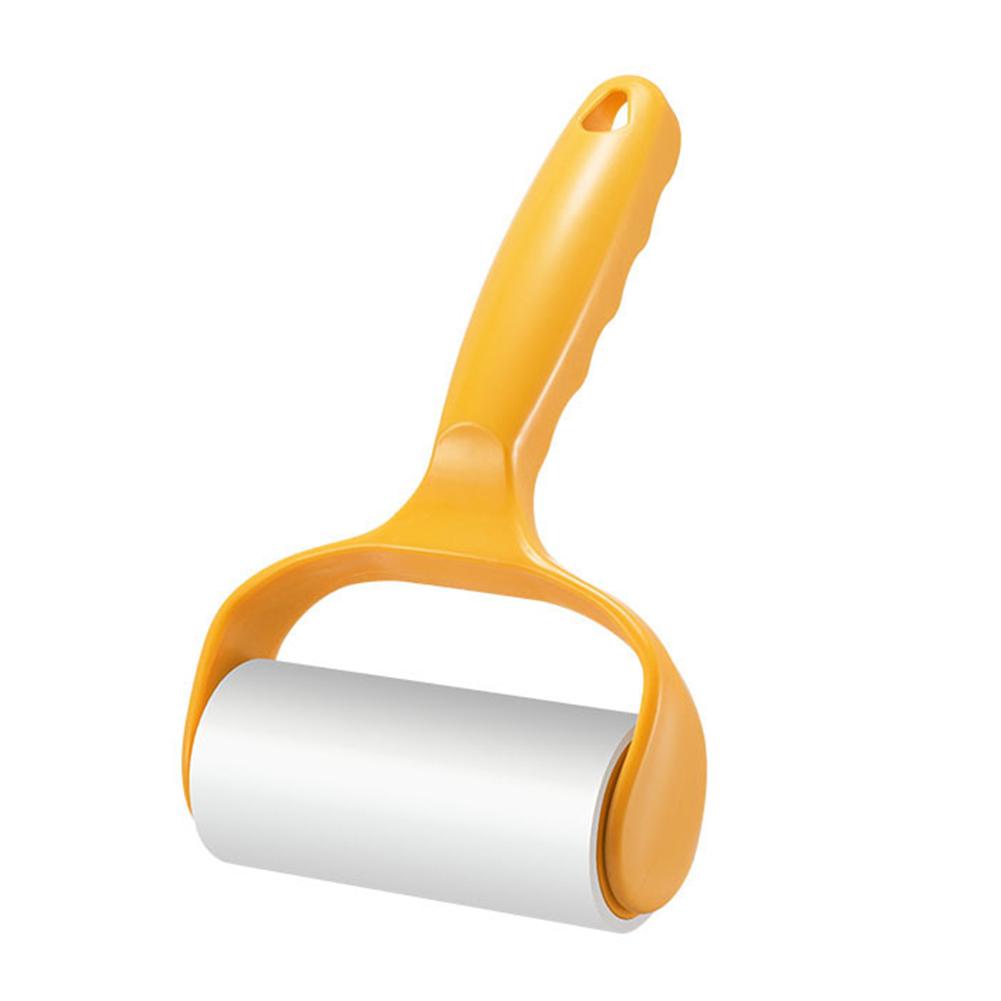 

Pet Hair Remover Roller Reusable Sticky Lint Roller Clothes Lint Furniture Hair Cat/Dog Hair Remover Lint Roller Refill Sheets for Home/Travel/Office 1 Roller+Core Paper жёлтый