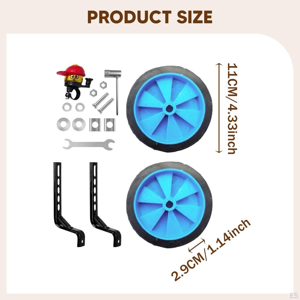 Kids Bike Training Wheels Auxiliary Wheels,Portable,Replacement,Cycling Accessories Heavy Duty