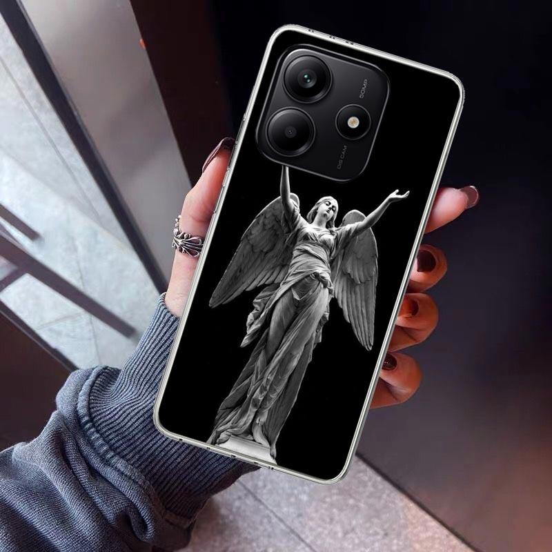 Erzengel Michael Handyhülle Für Xiaomi Redmi Note 15 14 14S 13 12S 12 Pro Plus 11S 11 10S 10 4G Cover 11E 11T 5G Druck Fundas R