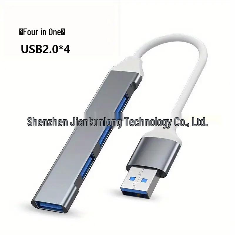 Cross Multi-functional Type-C Docking Station: 4-in-1 USB 3.0 Hub for Computers