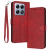 For Xiaomi 14T Case Flip Stand PU Leather Wallet Phone Cover Calf Texture