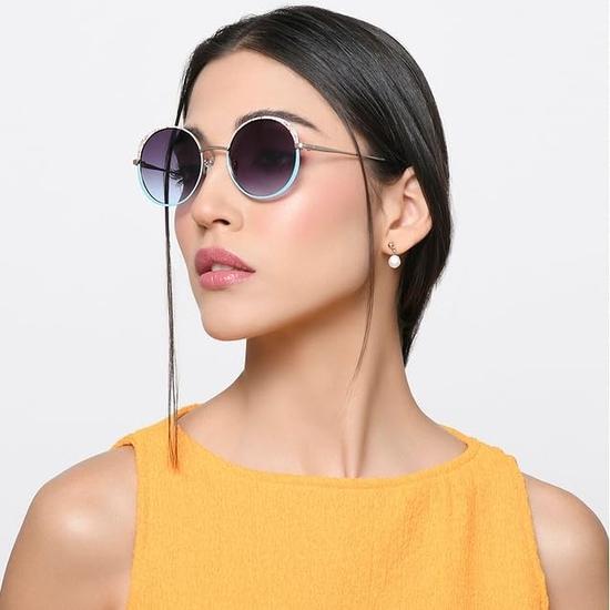 Vincent Chase By Lenskart | Full Rim Round | Floral Edit | 100% UV Protected | For Women | Small | VC S16761