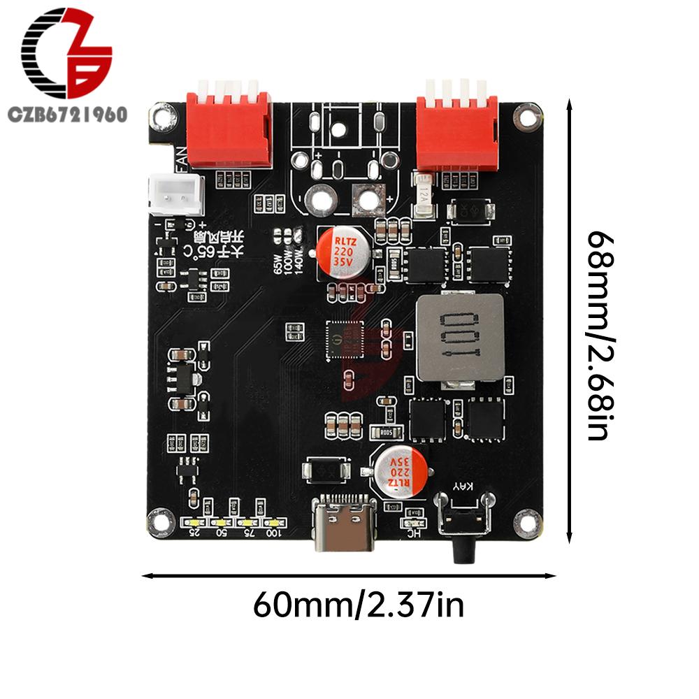 140W Bidirectional Fast Charging Module 2S 3S 4S 5S 6S Lithium Battery Charging Board IP2366 BMS Charger Auto Temperature Contro