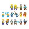 Set Cărămizi de Construit Minecraft Steve Piglin, Jucărie Educațională STEM Cadou pentru Copii 6+