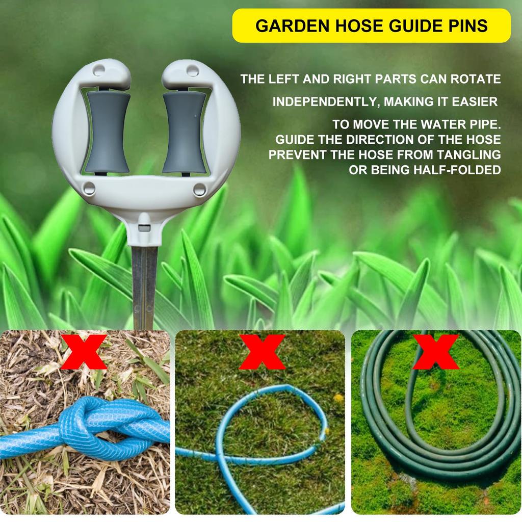 Gartenschlauchhalter Bewässerungsschlauchständer Outdoor Pflanzen Bewässerungsschlauchführung Organizer für Hofpflanzen