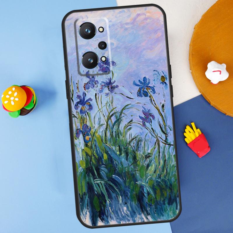 Oil Painting Boho Flower Art For Realme C55 C67 C61 C75 C53 C51 C21Y C25S GT 6 6T 5 GT7 Pro 10 11 12 13 14 Pro Plus Case