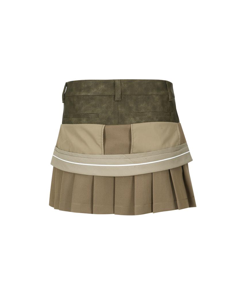 ADSB ANDERSSON BELL Inside Out Pleats Skirt Apa845W(Beige)