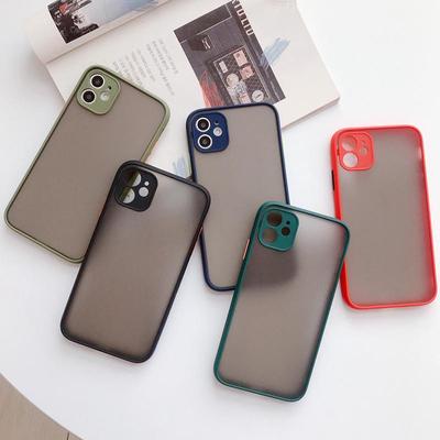 Husă de telefon dur, mată, transparentă, rezistentă la șocuri, pentru iPhone 16 Plus 15 14 12 11 Pro Max 13 Mini, protectie completă a obiectivului camerei de lux