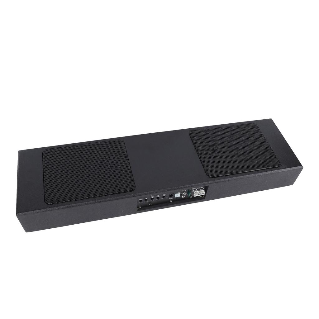 800W Car Subwoofer Slim Under Seat Active Powered Subwoofer High Low Level Input Car Truck Sound Sub with Built in Amp