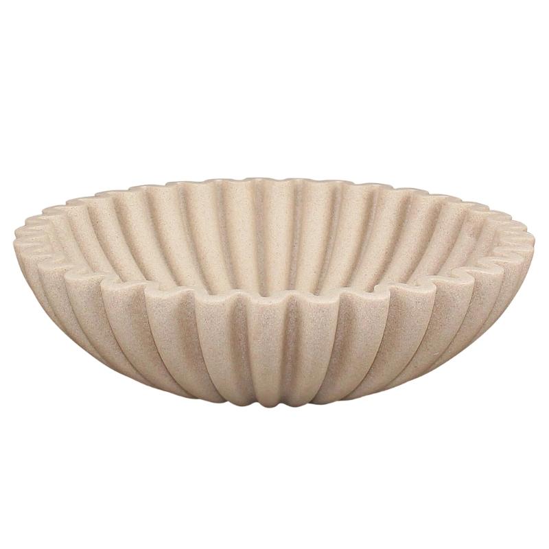 

Large Decorative Bowl,Modern Handicraft Bowls Decorative Fruit Bowl for Kitchen Counter,Stylish Key Bowl for Entry Table коричневий