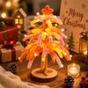 Handmade DIY Christmas Tree Making Kit Colorful Holiday Craft Kit Twisty Stick Weaving Set Gift