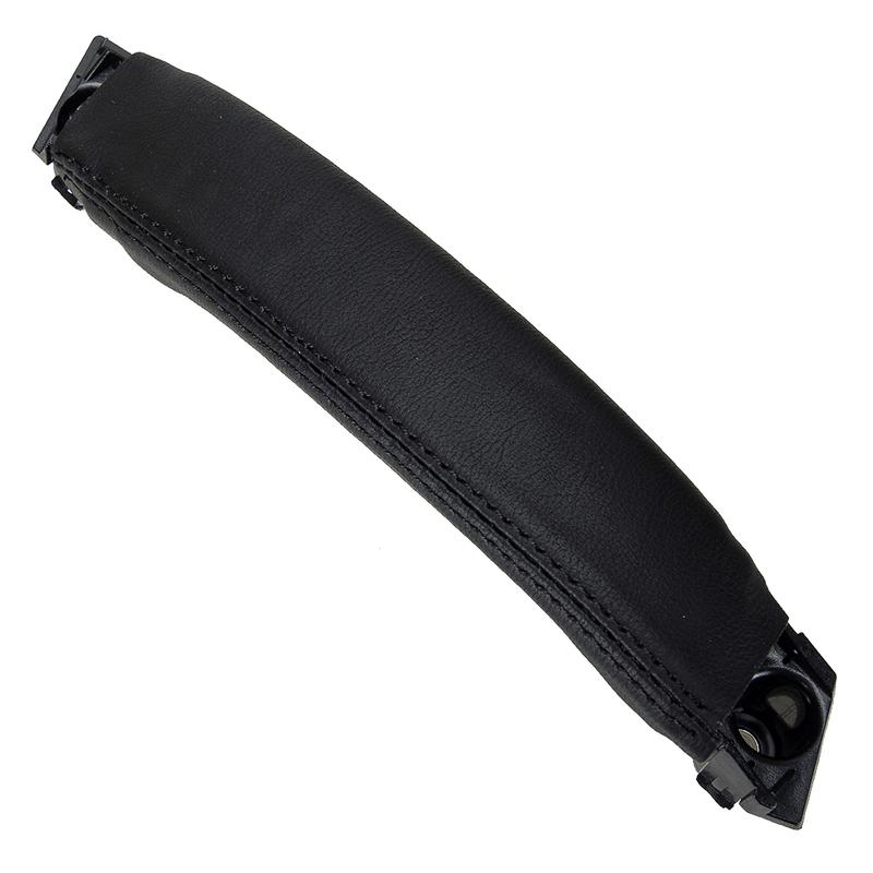 Car Left Inner Door Pull Handle Black PU Leather Fit for Land Rover L550 Discovery Sport 2015-2017 2018  LR076161 LR076163