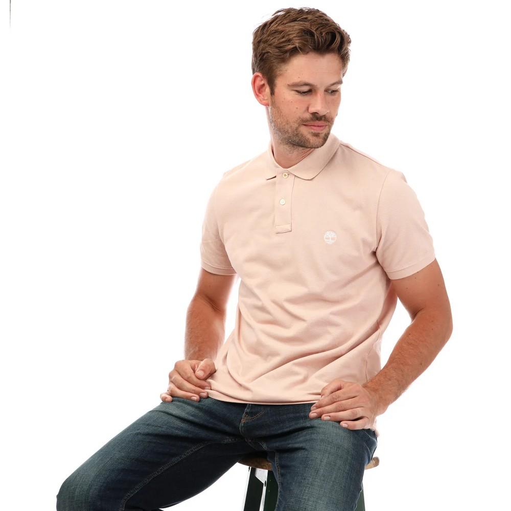 Timberland Men's Miller River Pique Short-Sleeved Polo Shirt