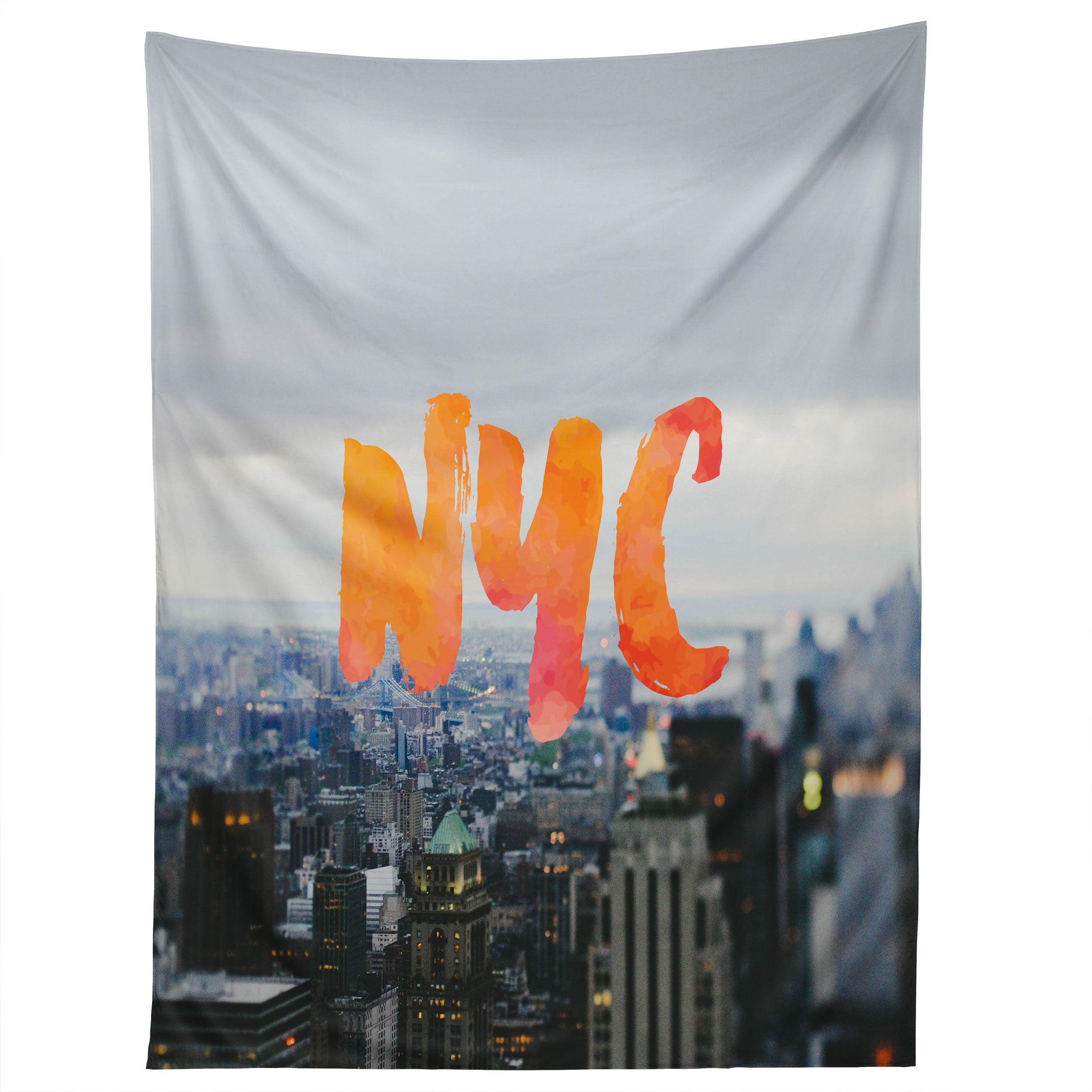 NYC SKYLINE tapestry 75x100