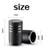 4Pcs Aluminum Tire Valve Caps with Knurling Grip Fit US Schrader Stems Black/Silver Durable Air Covers for Cars Stem Caps1