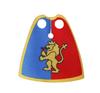 Medieval Army Empire Flag and Flagpole Set - Knight Building Blocks with Cloak and Weapon Bricks