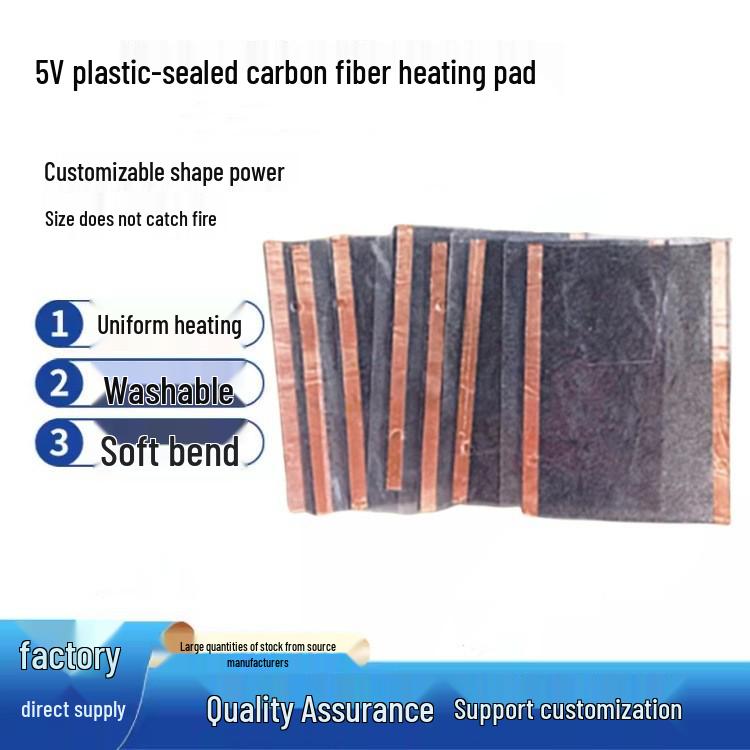 

Kangre 5V 8x10cm Carbon Fiber Heating Mouse Pad with Laminated Protective Film Low Temperature, 500+ pieces, per piece