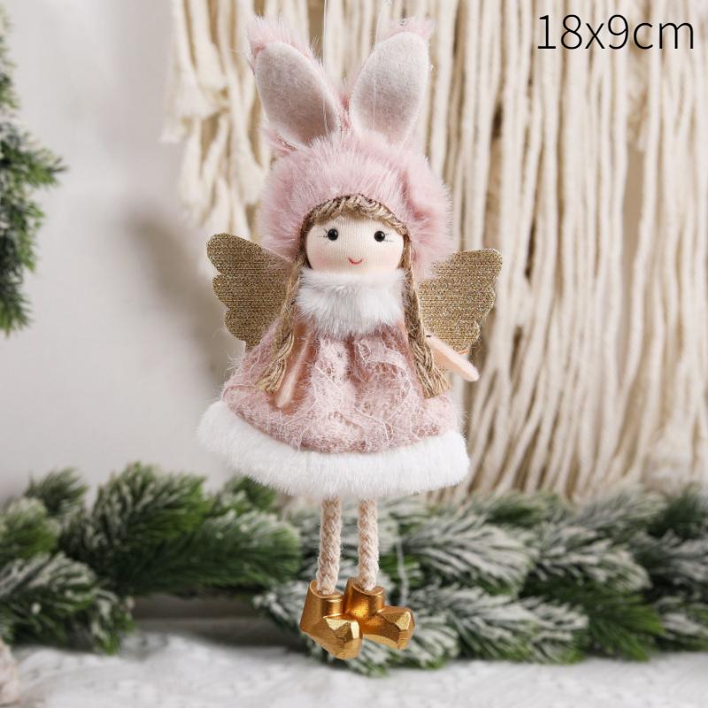 Christmas Angel Doll New Year 2025 Gifts Christmas Decorations for Home Navidad 2025 Natal Xmas Tree Pendant Ornaments Noel Deco