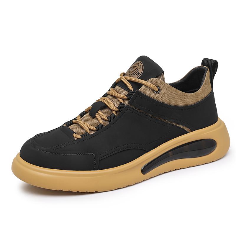 

Fashion Genuine Leather Mens Sneakers Fashion Running Shoes Comfort Casual Shoes New Arrival Sports Footwear Versatile Treking Trainers 44