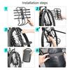 Mountain Bikes Pannier Rack Cycling Equipment Stand Footstock Bicycles Front Rack, Bike Luggage Tourings Carriers Rack