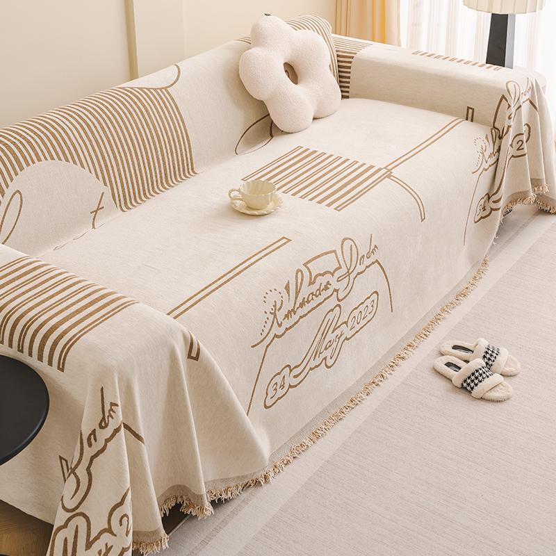 Four Seasons Universal Sofa Cushion Chenille Universal Sofa Cover Towel Full Covered Cover Anti-Scratching Cushion