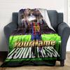 Messi Personalized Name Blanket Gift Personalized Blanket Durable Comfort for Sofa Office Chair Bed Chair Ideal for All Seasons